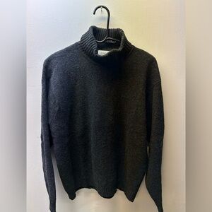 J. Crew Vintage Charcoal 100% Lambswool Sweater
